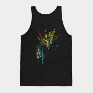 stylish abstract summer color Tank Top